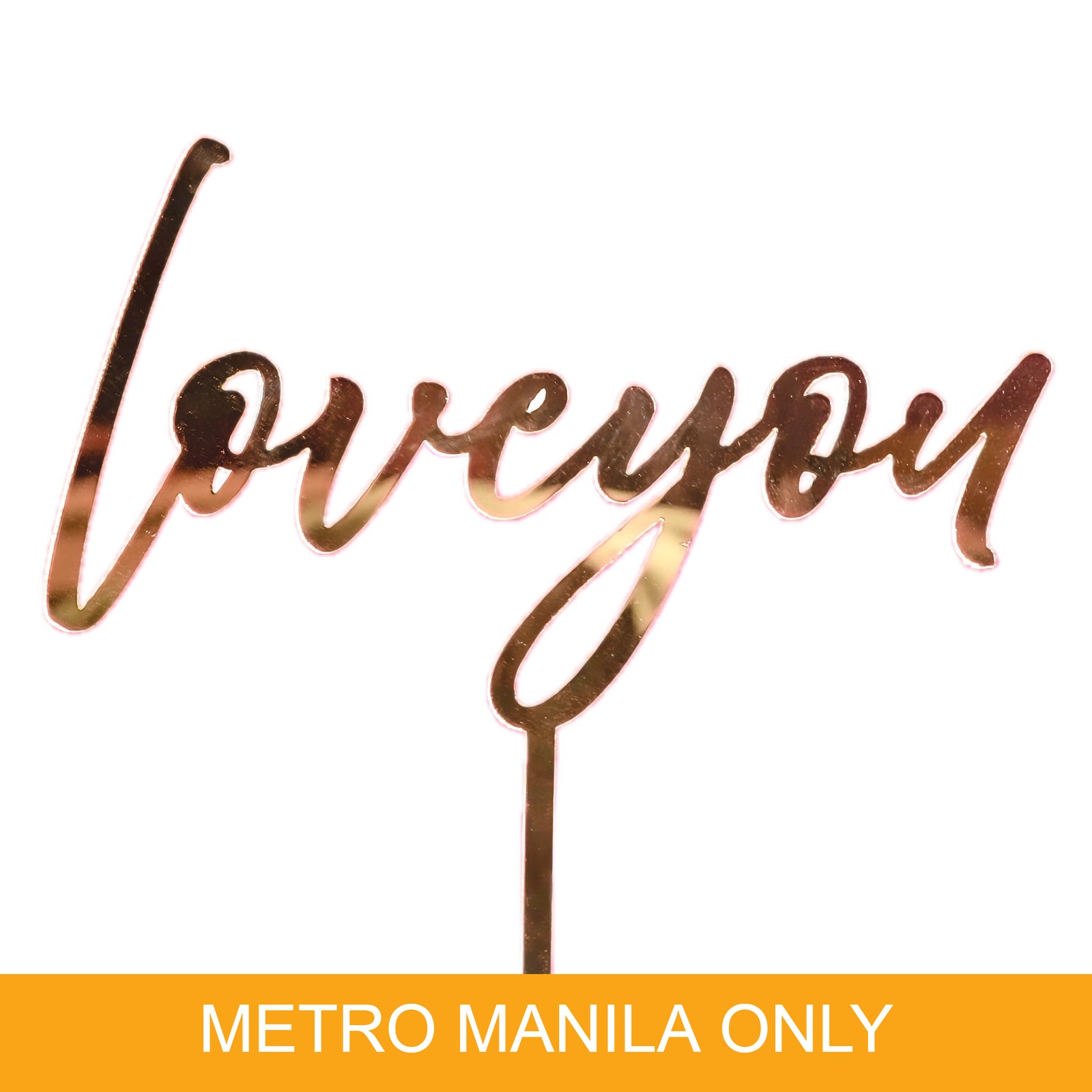 Love You Flower Bouquet Topper