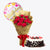 12 Red Roses Korean Style + Black Forest Cake Bundle