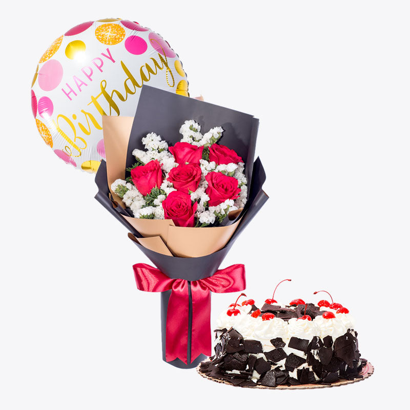 Hot Romance + Black Forest Cake Bundle