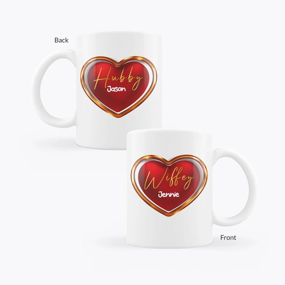 Coupled Hearts Mug
