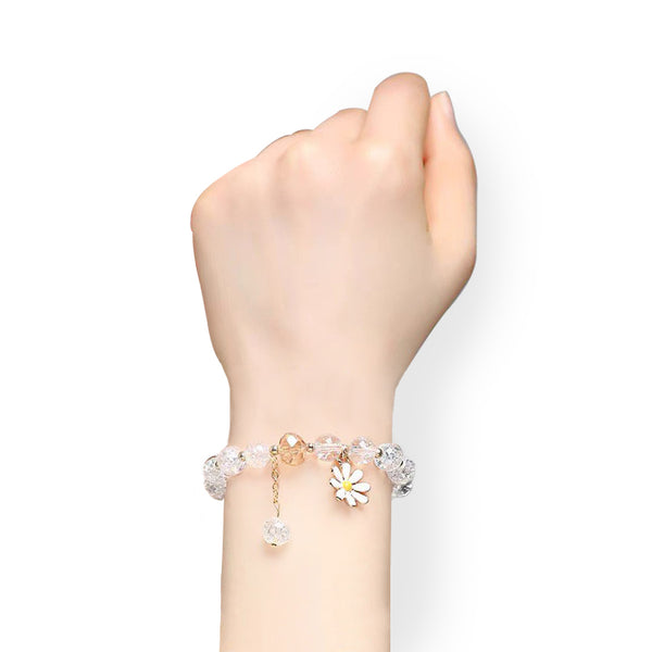 Crystal Daisy Bracelet