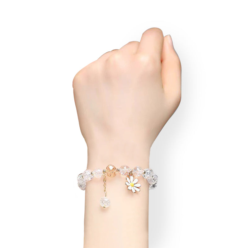 Crystal Daisy Bracelet