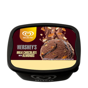 Selecta Hershey's Milk Almonds Ice Cream (1.3L)