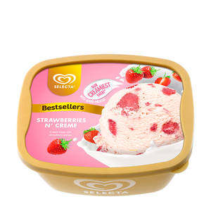 Selecta Supreme Strawberries & Cream Ice Cream (1.3L)